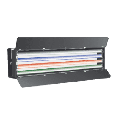 Robert Juliat 4x T8 Fluorescent (4x 36 W) Dimmable batten - Electronic ballast - 741V Quadri 